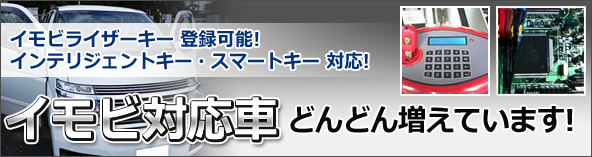 イモビライザーキー 登録可能!　インテリジェントキー・スマートキー 対応!